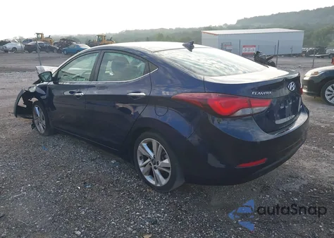 2014 Hyundai Elantra Limited from USA, damaged, VIN 5NPDH4AE1EH488669